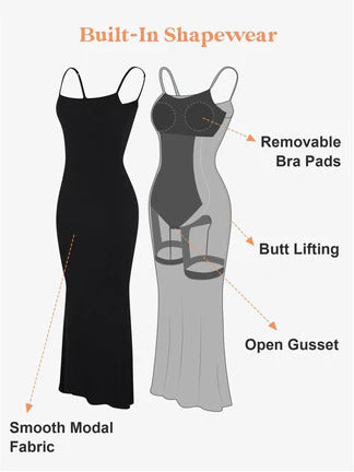 Zaloura™ Built-In Shapewear Dress